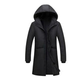 Russia 90% white duck down long jackets men Winter long parkas Waterproof windproof hooded coat male High quality thicken coats