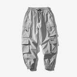 Streetwear Harem Pants Men 2020 Spring Mens Joggers Summer Cargo Pants Multi-pocket Ankle-length Casual Man Trousers