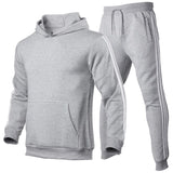 High Quality Tracksuit Men Hooded Sweatshirt+Pants Pullover Sets Autumn and Winter Sportwear Casual Outwear Sports 2 Piece Suits