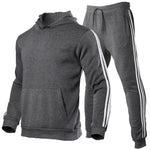 High Quality Tracksuit Men Hooded Sweatshirt+Pants Pullover Sets Autumn and Winter Sportwear Casual Outwear Sports 2 Piece Suits